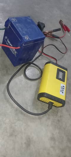 Dry battery and 12v charger