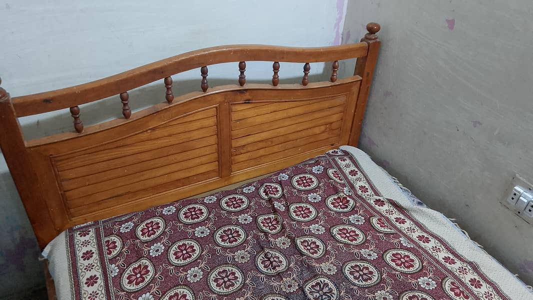 Single bed with mattress 2