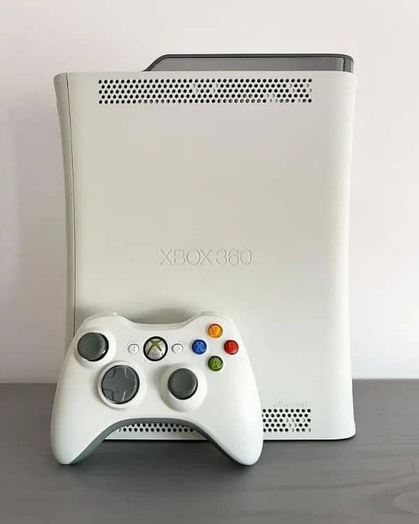 Xbox 360 with two wireless controller 1