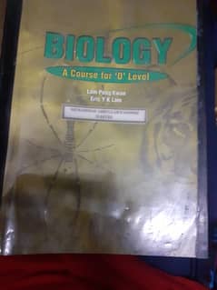 o level course of biology