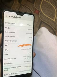 Huawei p20 pro 6gb ram 64gb rom