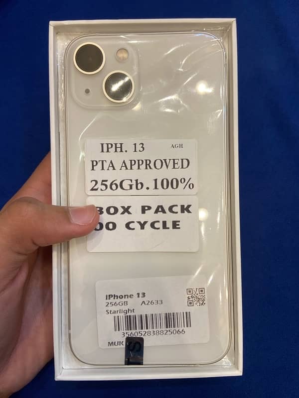 iPhone 13 dual pta 256gb box pack new phone 6