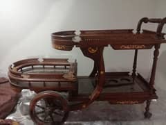 tea trolly for sell rs 15000