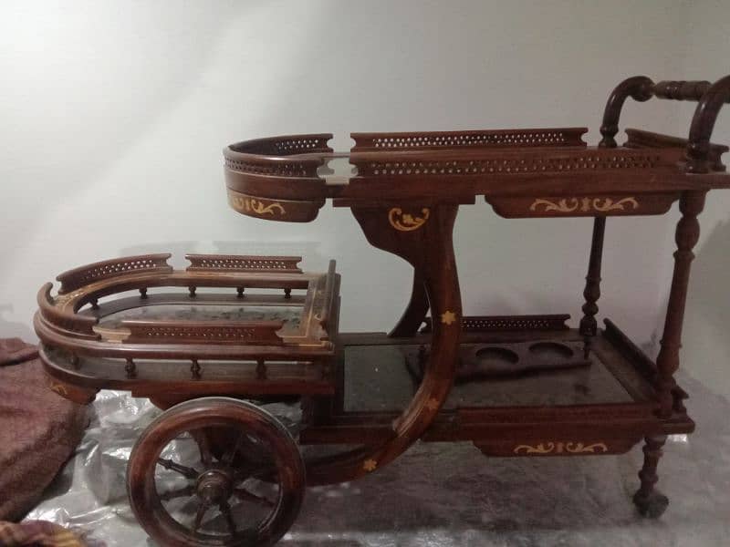 tea trolly for sell rs 15000 0