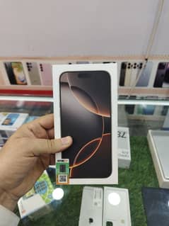 IPHONE 16PROMAX  DESERT TAITINUM BRAND NEW PTA OK 256GB