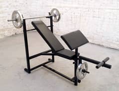 Adjustable Multi Exercise Chest Bench Press Weight Lifting Gym Bench