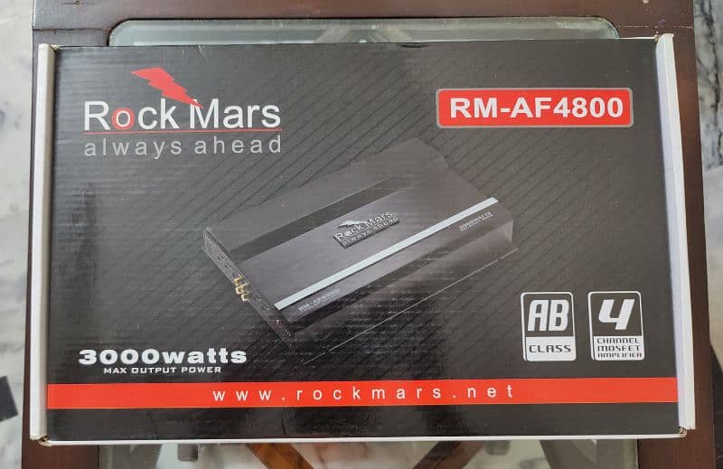 ROCK MARS RM-AF4800 4 CHANNEL MOSFET POWER AMPLIFIER 3