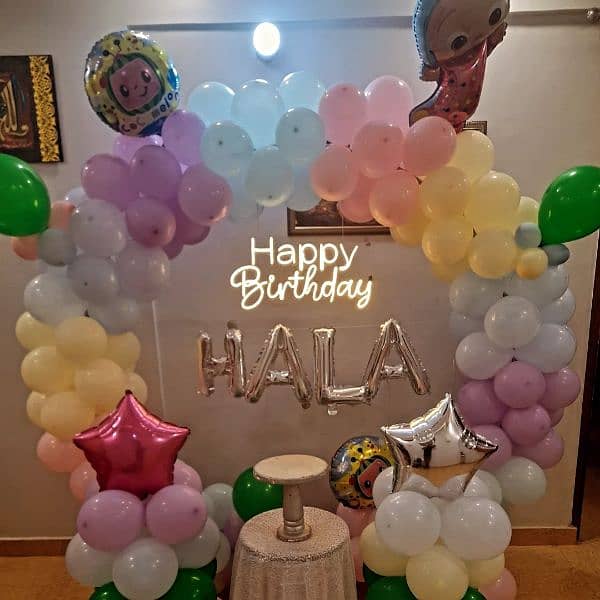 Happy Birthday Event decor planner 1