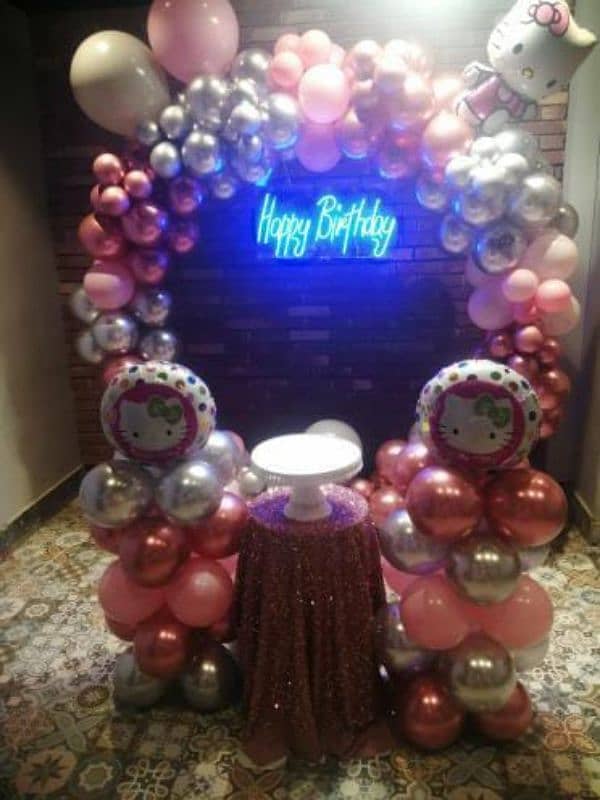 Happy Birthday Event decor planner 3