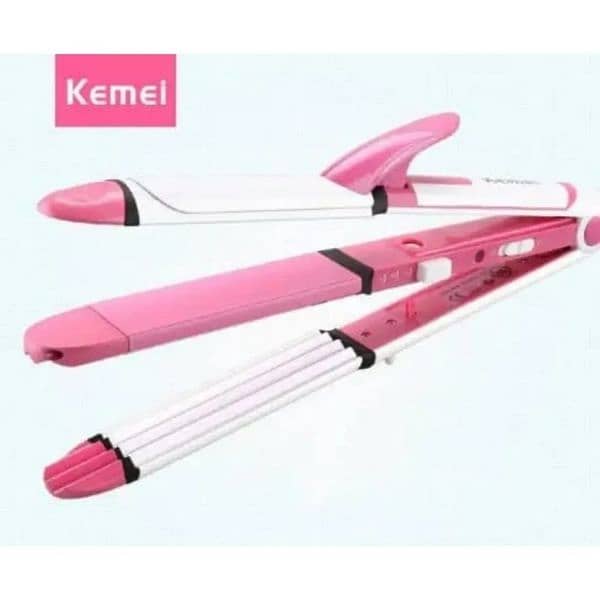 3 in 1 hair straightener, roller, curler 1