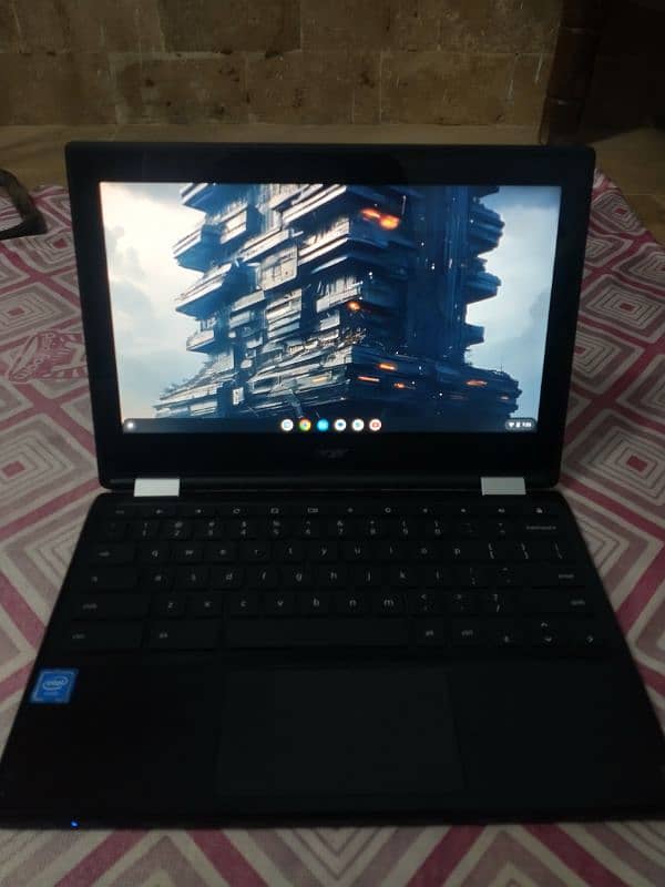 Acer Chromebook model no. R11 360 rotated touch and type 0