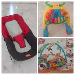 baby walker, baby bouncer, baby play gym