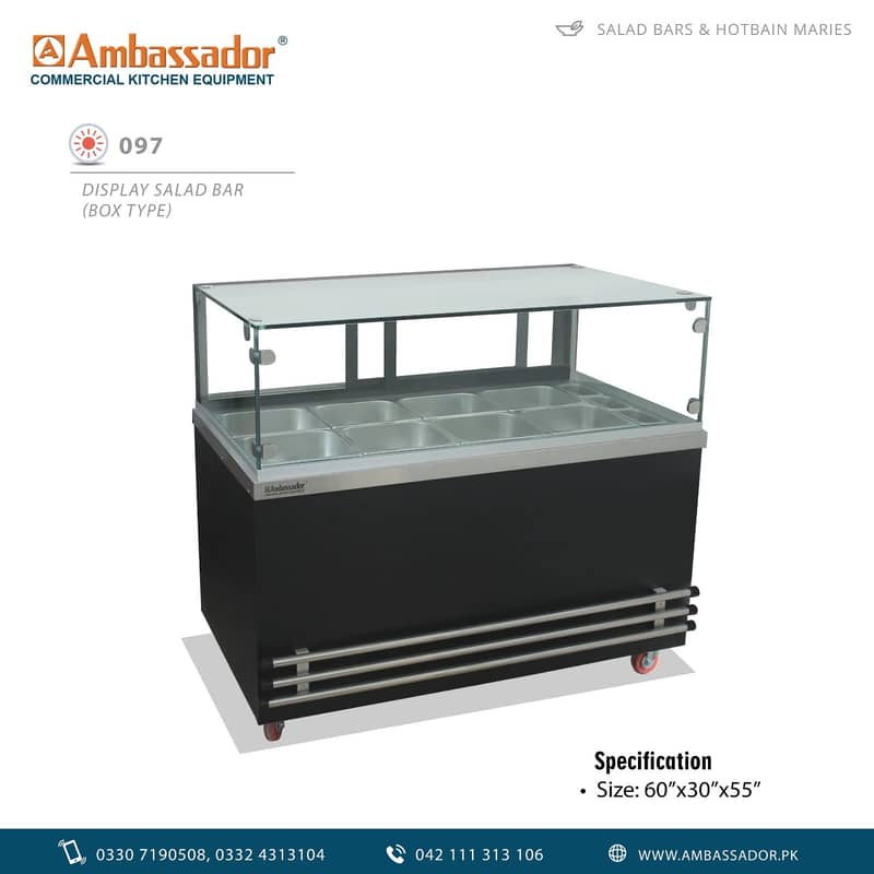 Shawarma counter / BBQ counter / burger counter All Counter ss 9