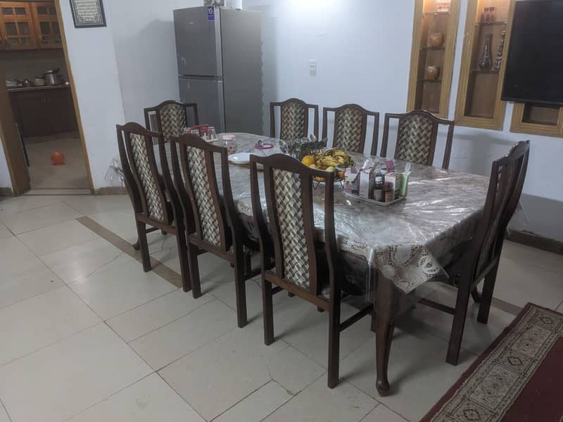 Hard Wood 8 seater Dining Table 0