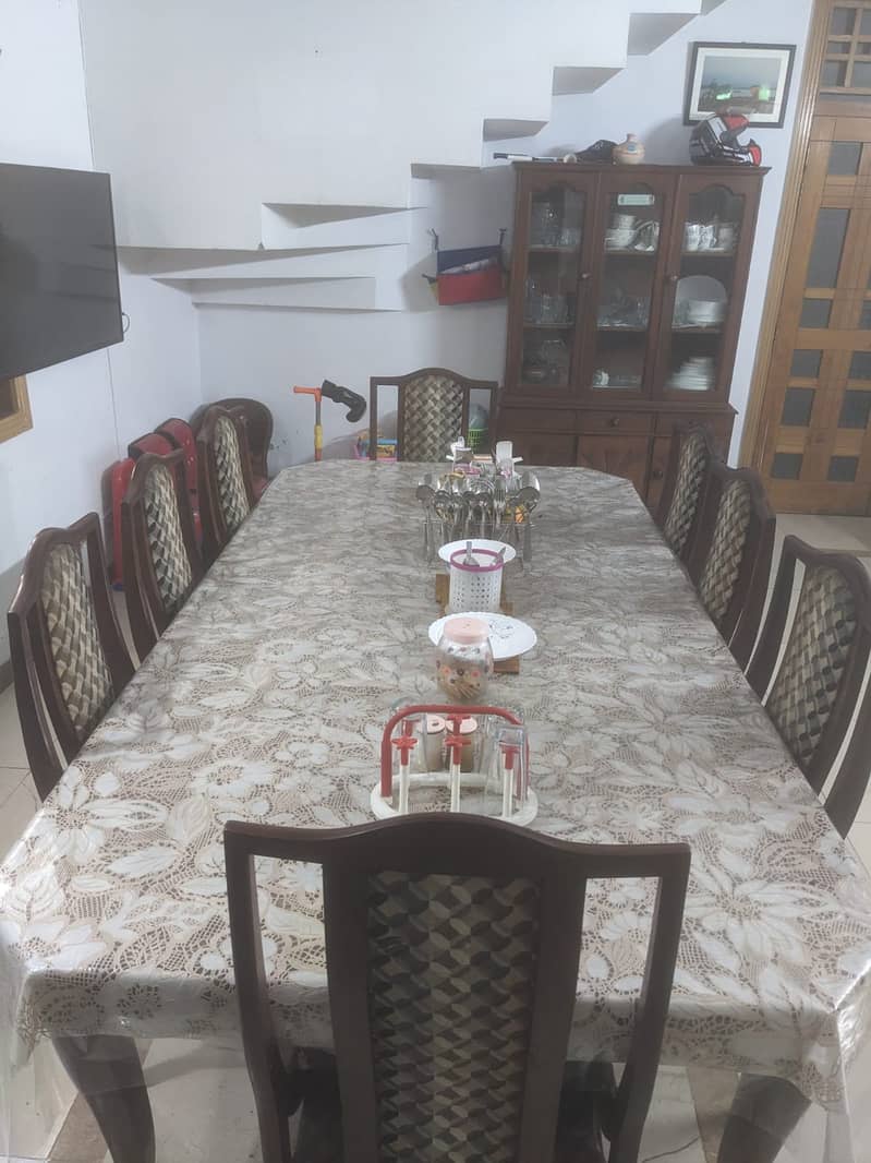 Hard Wood 8 seater Dining Table 4