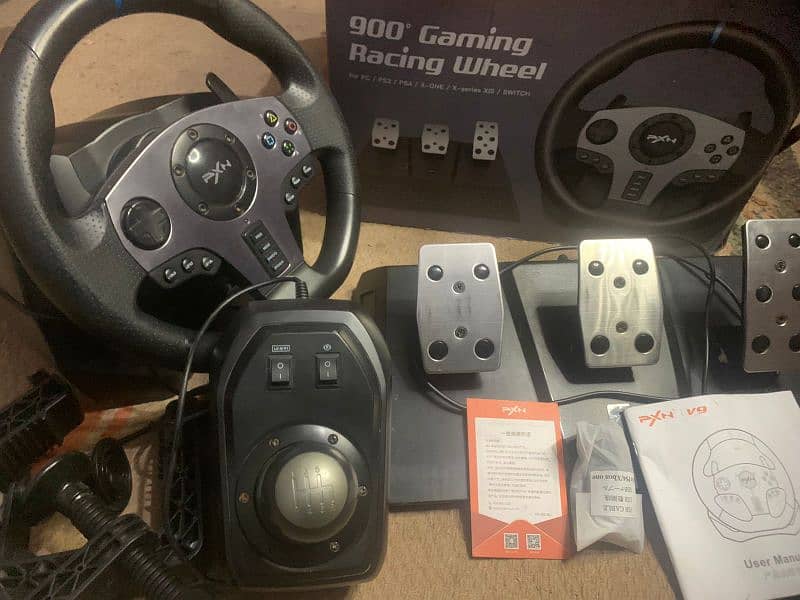 Pxn v9 gaming steering wheel  37k  with original receipt want offers 0