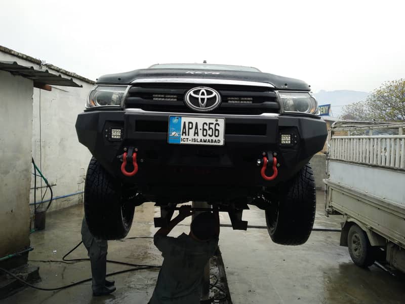 Toyota hilux revo bull bar hummer bumper for sale 5