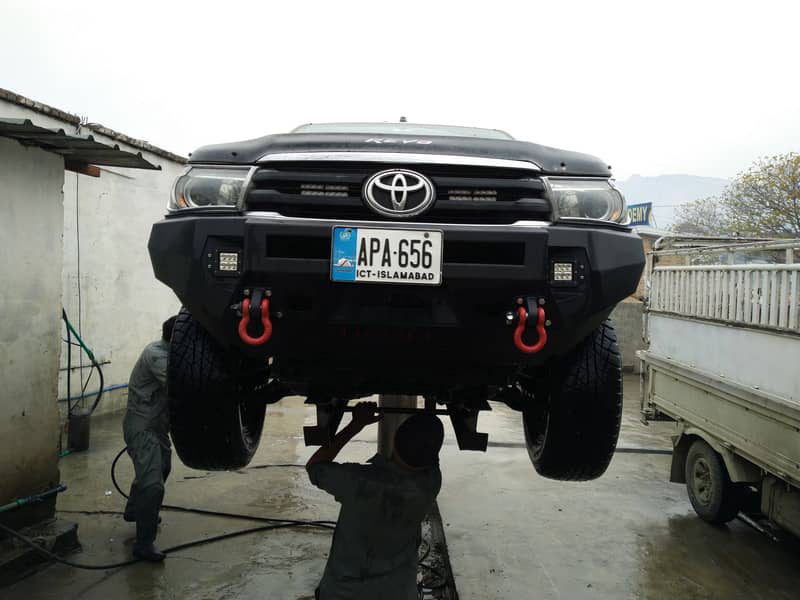 Toyota hilux revo bull bar hummer bumper for sale 6