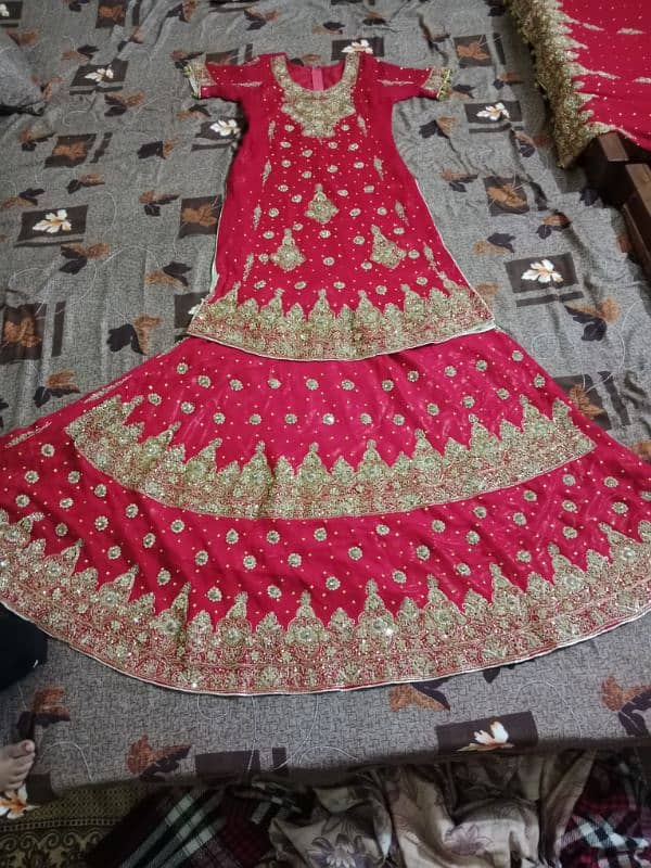 Red Lehenga 2