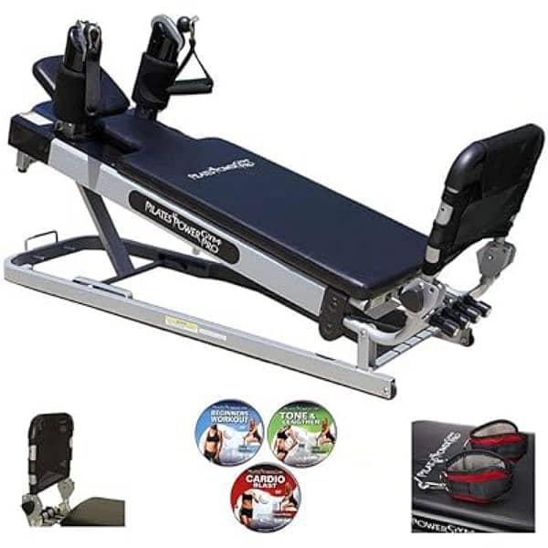 Pilates Power Gym Pro 3 height elevations and 48 resistance settings 1