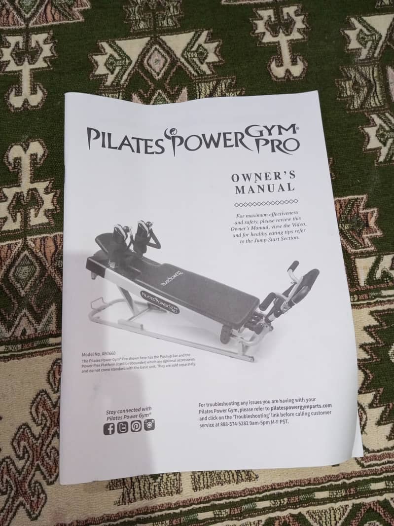 Pilates Power Gym Pro 3 height elevations and 48 resistance settings 14