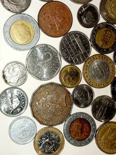 Antique 215 Foreign Coins Available. Complete List on Whatsapp