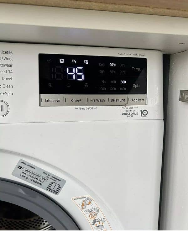 LG Direct drive 9kg washing machine digital inverter (imported) 3