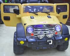 Kids Electric Jeep Yellow Color