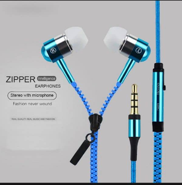 Metal In-Ear stereo handsfree headphones headset+mic phone 3