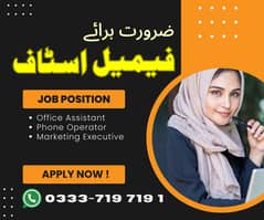 Female Required for Office. Assistant / Accounts / Operator