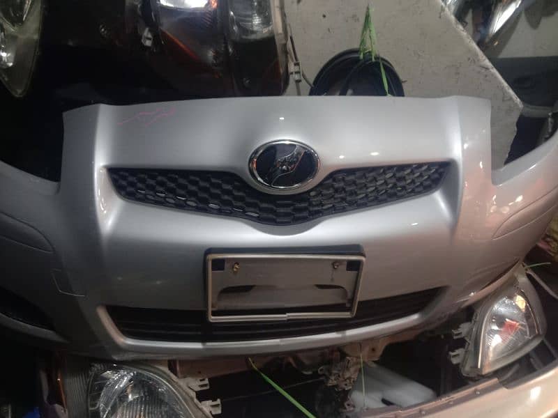 2010 vitz original front bumper vitz 2004 model Ac panel jali 3