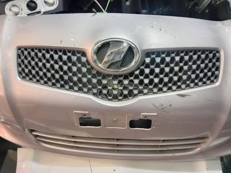 2010 vitz original front bumper vitz 2004 model Ac panel jali 4