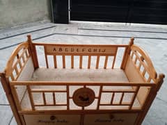 Baby cot and swing