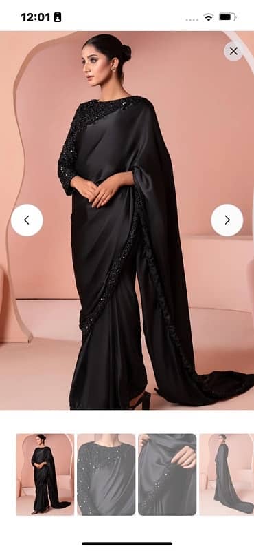 RSM Collection(Black Saree} Laam Collection 4