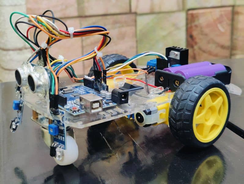 Arduino Based Line Following and Obstacle Avoiding Robot 2