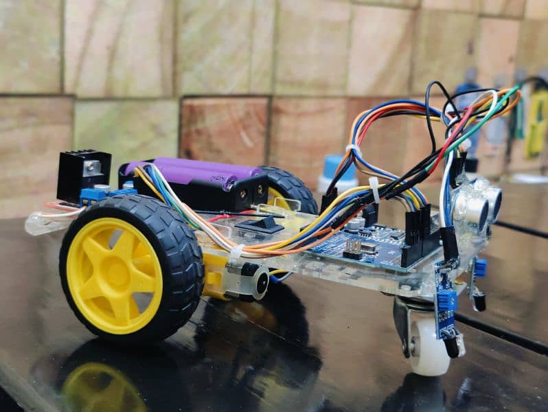 Arduino Based Line Following and Obstacle Avoiding Robot 3