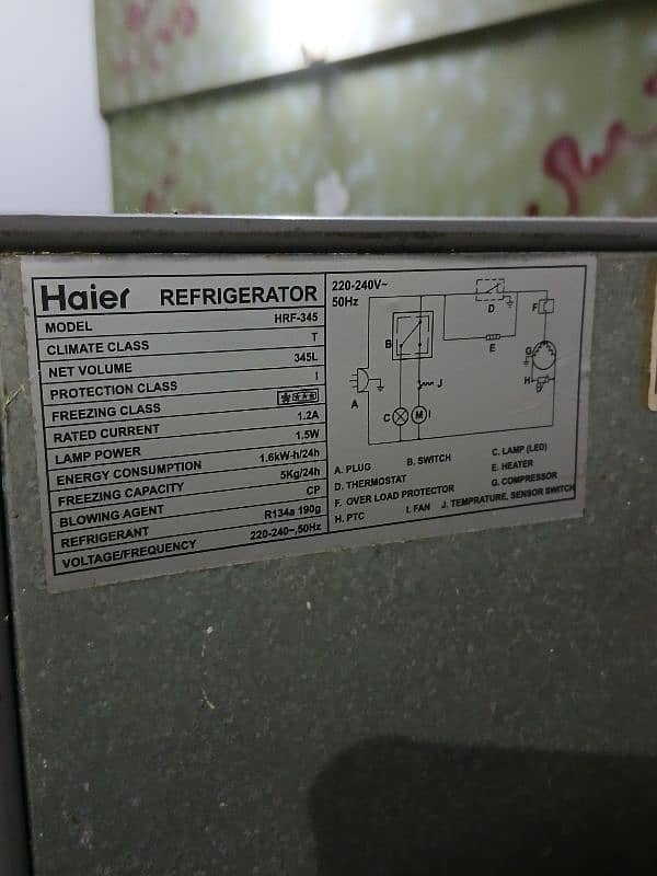 haier fridge turbo cooling 12 cubic feet 1