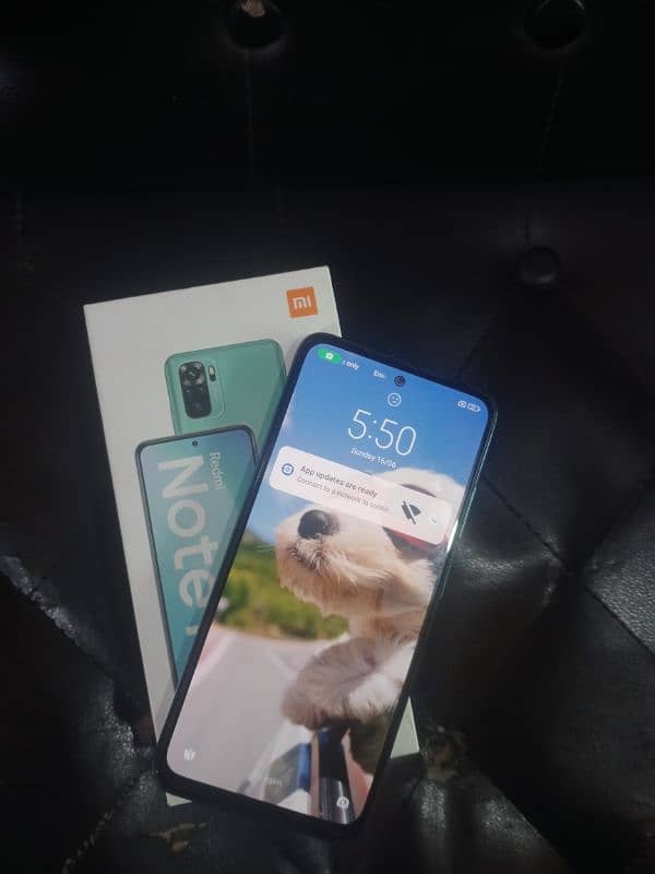 Redmi Note 10 (4/128) Ram with box condition 10/9 1