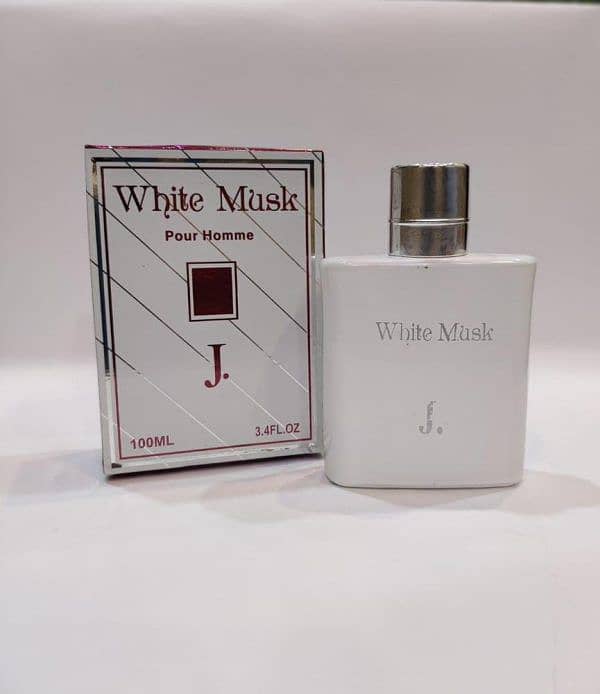 J. White Musk Long Lasting Fragrance Men’s Perfume 100 Ml 1