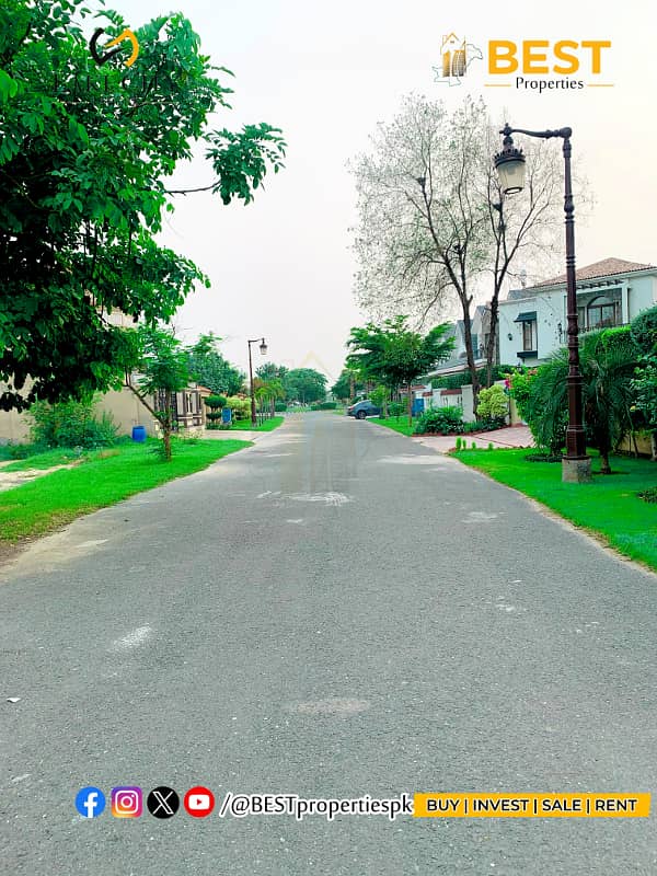 1 Kanal Plot for SALE Near To Park And 150 Feet Lda Structure Road in Sector M3 Lake City Lahore 0