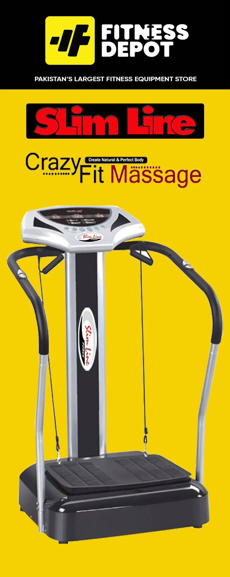 Crazy Fit Massager Machine Vibration for Full Body Workout Home 5