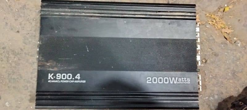 4 channel power car amplifier 2000 w atts output power k-900-4 3