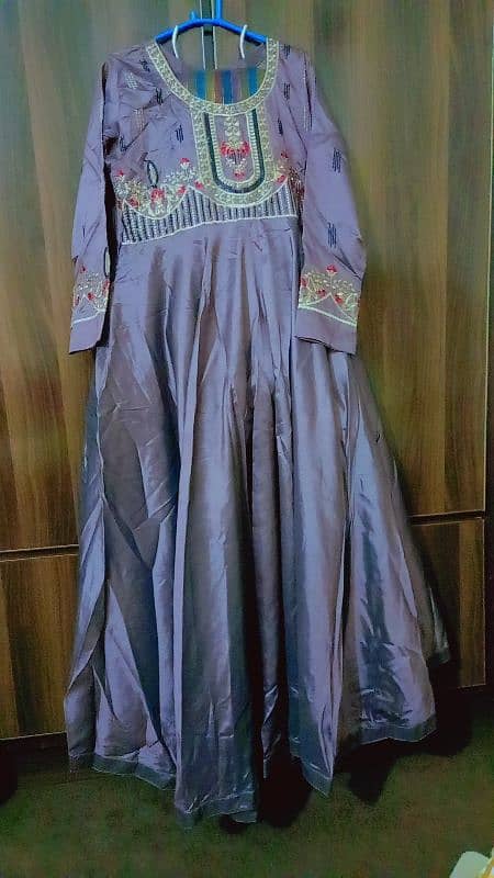 beautiful viscose maxi full falre frock 2