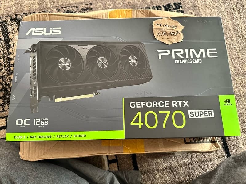 ASUS GEFORCE RTX 4070 SUPER OC 12GB PRIME 3