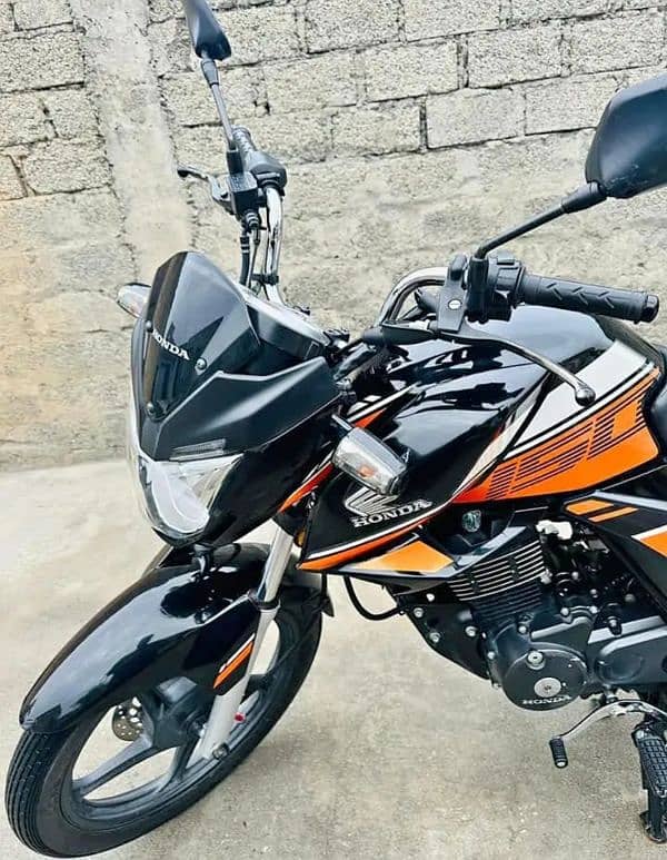 Honda CB 150 2023 model islamabad registered 0