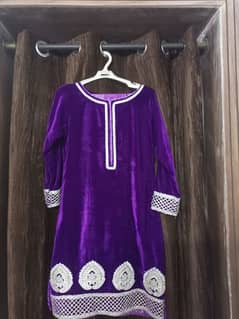 velvet wedding dress purple color