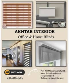 Blinds / Window Blinds / Roman Blinds / Zebra Blinds / Wooden Blinds