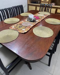 Solid Wood Dining Table Set with 6 Chairs – Excellent Condition, Only
                                title=