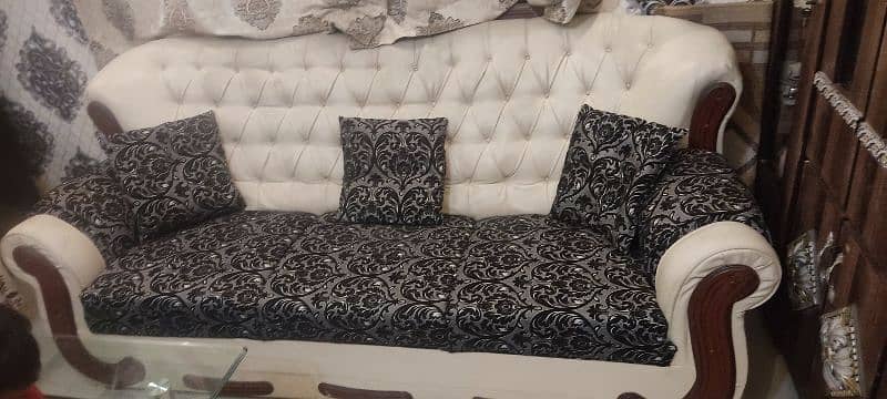 sofa set 5 seater with table 4