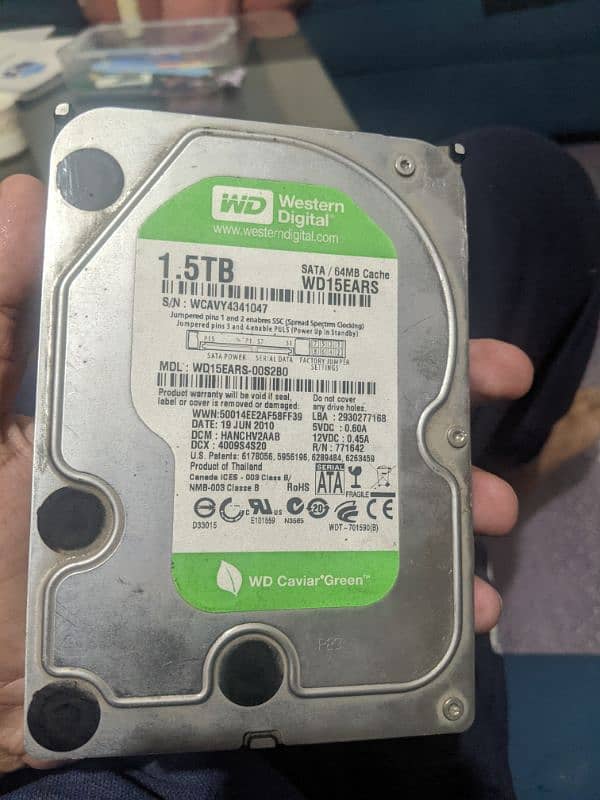 1.5 TB hard disk 1